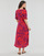 Clothing Women Long Dresses Les Petites Bombes DONETA Red / Violet