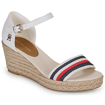 Shoes Women Sandals Tommy Hilfiger MID WEDGE CORPORATE White