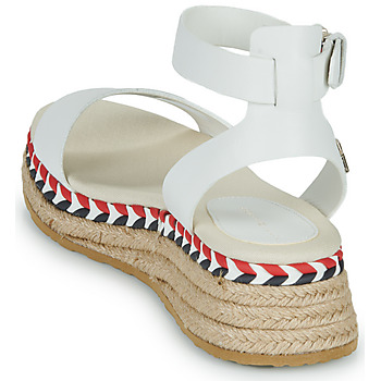 Tommy Hilfiger LOW WEDGE SANDAL White