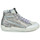 Shoes Women High top trainers Meline NCK322 Silver / Lilac