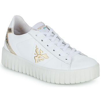 Shoes Women Low top trainers IgI&CO DONNA ARES GREE White / Gold