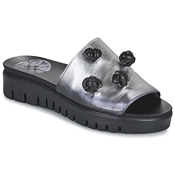 Shoes Women Mules Papucei KYLE Black / Silver
