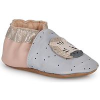 Shoes Girl Slippers Robeez CUTE ZEBRA Grey / Pink