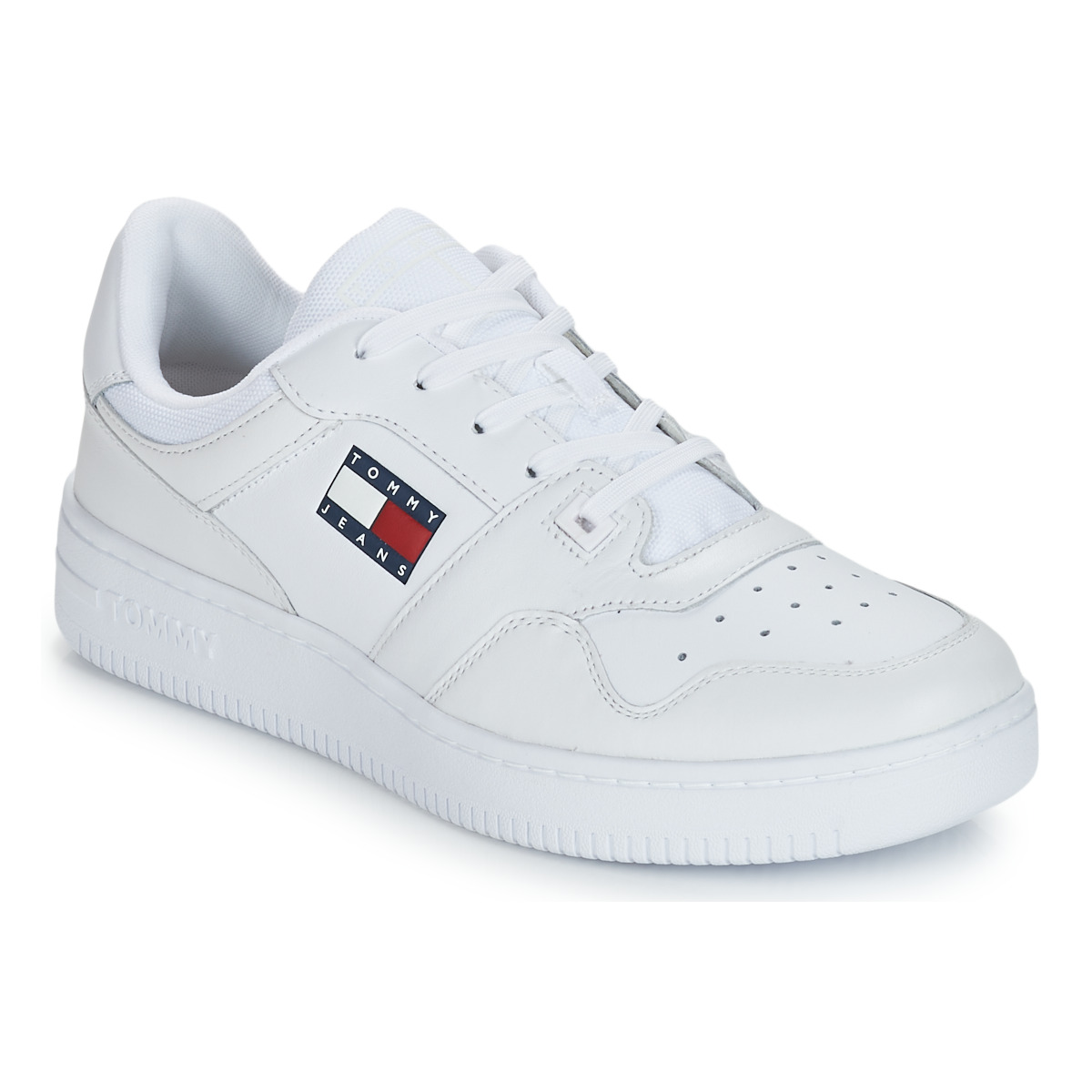 Shoes Men Low top trainers Tommy Jeans TOMMY JEANS RETRO BASKET ESS White