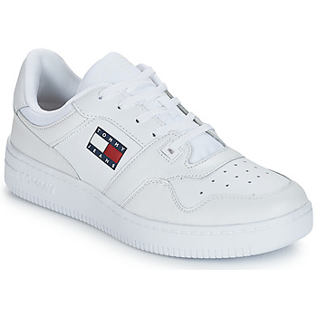 Shoes Men Low top trainers Tommy Jeans TOMMY JEANS RETRO BASKET ESS White