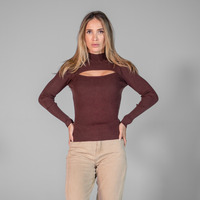 Clothing Women Blouses THEAD. PRECOMMANDE JENNA SWEATER Disponible le 10/12 Brown