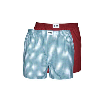 Underwear Men Boxers DIM CALECON FLOTTANT BIO PACK X2 Multicolour