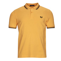 Clothing Men short-sleeved polo shirts Fred Perry TWIN TIPPED FRED PERRY SHIRT Yellow