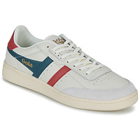 Shoes Men Low top trainers Gola CONTACT LEATHER Beige / Blue / Red
