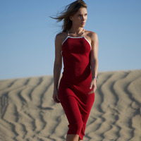 Clothing Women Short Dresses THEAD. BELLA DRESS Red