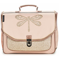 Bags Girl Satchels CARAMEL & CIE CARTABLE 38 CM LIBELLULE ROSE Pink