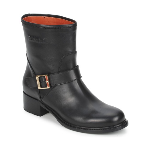 Shoes Women Mid boots Missoni WM028 Black