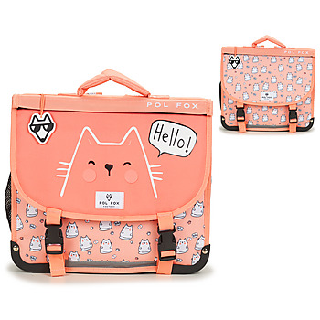 Bags Girl Satchels Pol Fox CARATABLE HELLO 38 CM Pink