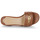 Shoes Women Mules Lauren Ralph Lauren ROXANNE-SANDALS-FLAT SANDAL Cognac