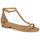Shoes Women Sandals Lauren Ralph Lauren ELISE-SANDALS-FLAT SANDAL Beige