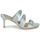 Shoes Women Mules Lauren Ralph Lauren LORRAINE-SANDALS-HEEL SANDAL Silver