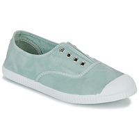 Shoes Children Low top trainers Citrouille et Compagnie WOODEN Green / Water