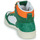 Shoes High top trainers Polo Ralph Lauren POLO CRT HGH-SNEAKERS-HIGH TOP LACE Green / White / Orange