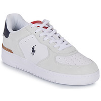 Shoes Low top trainers Polo Ralph Lauren MASTERS CRT-SNEAKERS-LOW TOP LACE White / Red / Marine