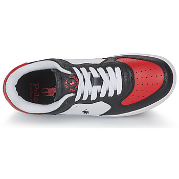 Polo Ralph Lauren MASTERS CRT-SNEAKERS-LOW TOP LACE Black / White / Red
