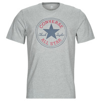 Clothing Men short-sleeved t-shirts Converse GO-TO ALL STAR PATCH LOGO Grey
