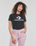 Clothing Women short-sleeved t-shirts Converse FLORAL STAR CHEVRON Black