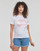 Clothing Women short-sleeved t-shirts Converse RADIATING LOVE SS SLIM GRAPHIC White
