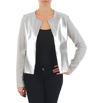 material Women Jackets / Blazers Majestic 93 Grey / Silver