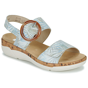 Shoes Women Sandals Remonte Dorndorf R6853-94 White / Green