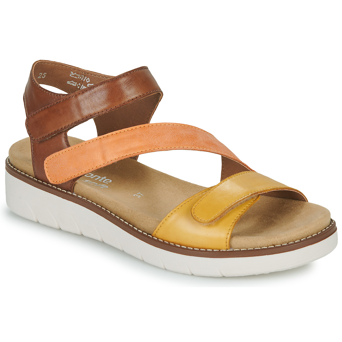 Shoes Women Sandals Remonte D2050-27 Brown / Orange / Brown