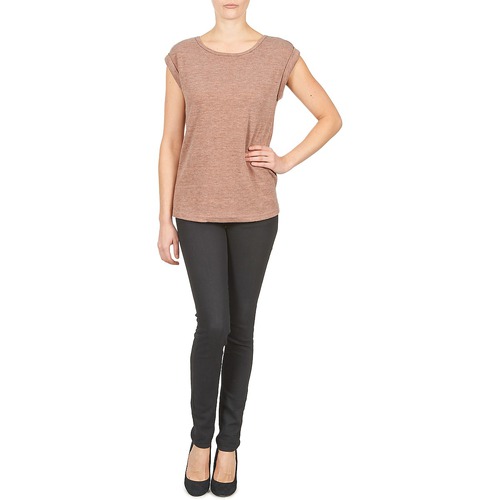 Clothing Women short-sleeved t-shirts Color Block 3203417 Old / Pink / Mottled / Grey NG10346