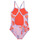 Clothing Girl Swimsuits adidas Performance DY MOO SWIMSUIT Violet / Orange