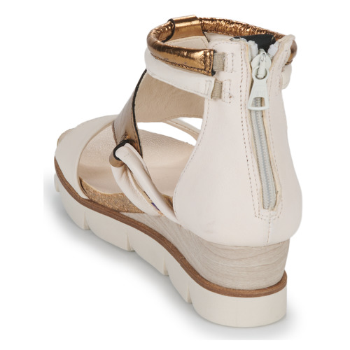 Shoes Women Sandals Mjus TAPASITA White / Gold FN8195