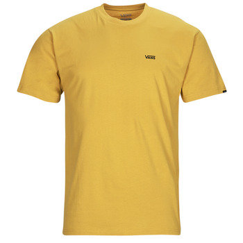 Clothing Men short-sleeved t-shirts Vans LEFT CHEST LOGO TEE Yellow / Black