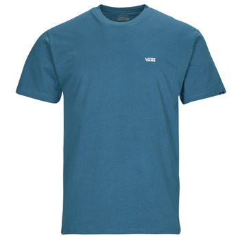 Clothing Men short-sleeved t-shirts Vans LEFT CHEST LOGO TEE Blue / White