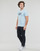 Clothing Men short-sleeved t-shirts Teddy Smith TICLASS BASIC MC Blue / Clear