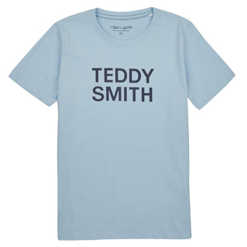 Clothing Boy short-sleeved t-shirts Teddy Smith TICLASS 3 MC JR Blue / Clear