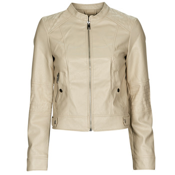 Clothing Women Leather jackets / Imitation le Vero Moda VMLOVE LAVINE SHORT COATED JACKET Beige