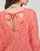 Clothing Women jumpers Vero Moda VMVERENA LS OPEN BOW BACK PULLOVER BOO Coral