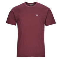 Clothing Men short-sleeved t-shirts Vans MN LEFT CHEST LOGO TEE Bordeaux