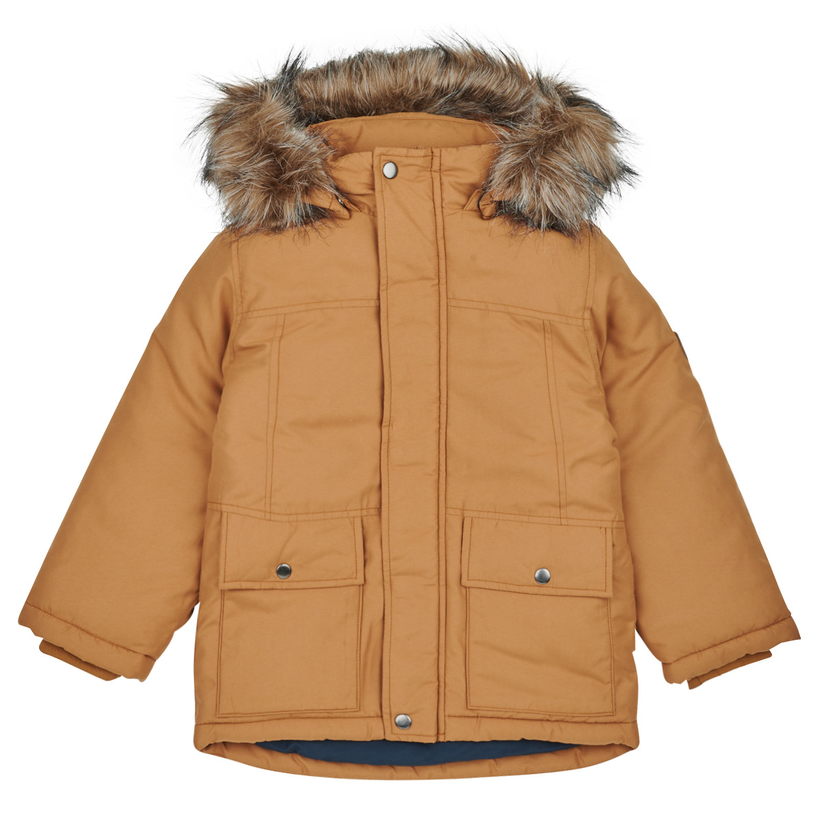 Name it NKMMARLIN PARKA JACKET PB SOUTH Camel - Free delivery | Spartoo NET  ! - Clothing Parkas Child