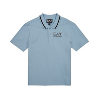 Clothing Boy short-sleeved polo shirts Emporio Armani EA7 14 Blue / Sky
