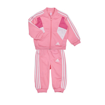 Clothing Girl Sets & Outfits Adidas Sportswear I 3S CB TS Pink / Bonheur