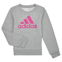 Clothing Girl sweaters Adidas Sportswear ESS BL SWT Grey / Medium