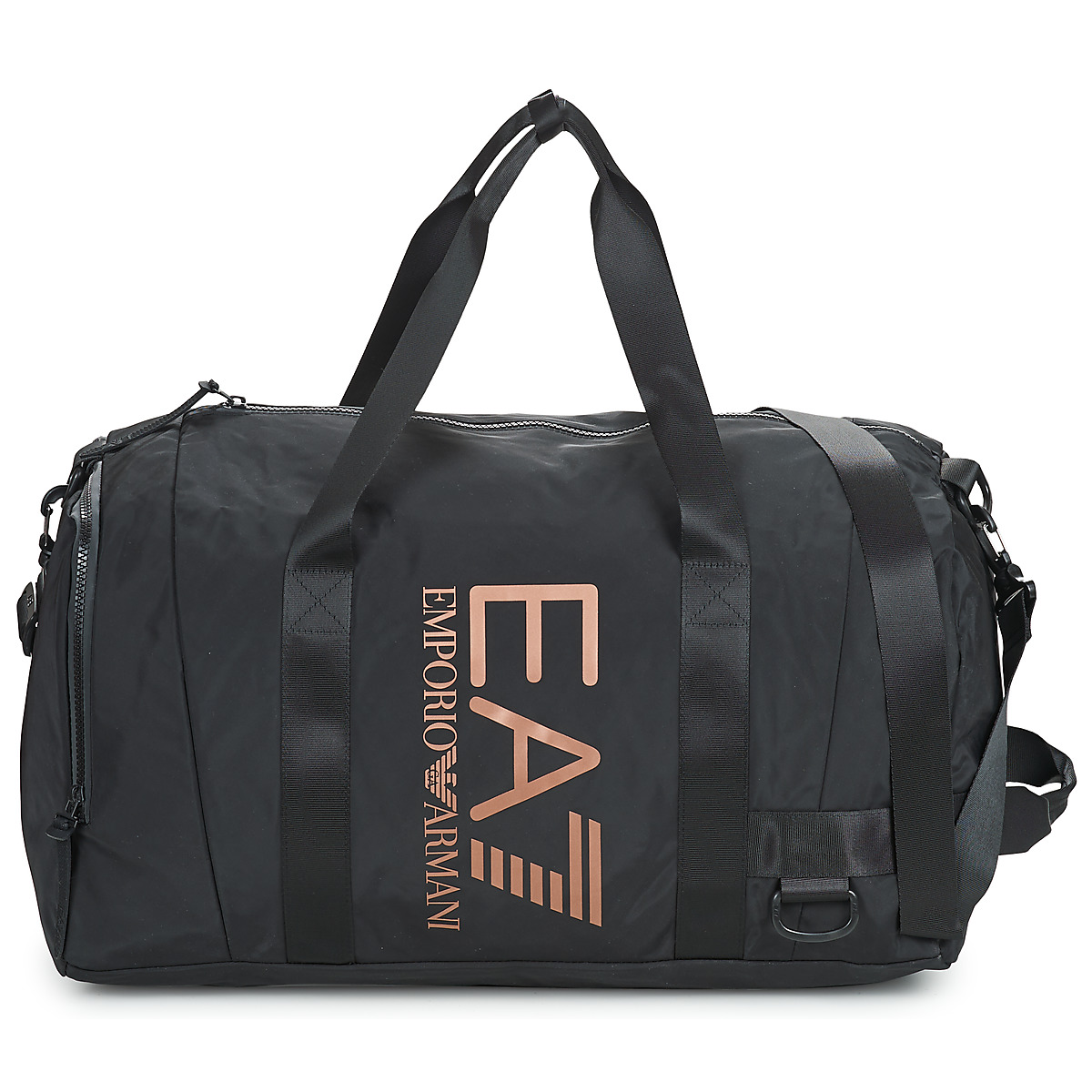 Emporio Armani EA7 VIGOR7 U GYM BAG - UNISEX GYM BAG Black / Pink / Gold -  Free delivery | Spartoo NET ! - Bags Sports bags Women USD/$148.50