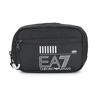 Bags Bumbags Emporio Armani EA7 TRAIN CORE U POUCH BAG SMALL B - UNISEX SMALL POUCH BAG Black / White
