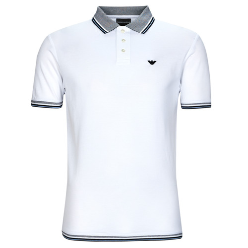 Machtigen Malen feit Emporio Armani 3R1FC0 White - Free delivery | Spartoo NET ! - Clothing  short-sleeved polo shirts Men USD/$152.50