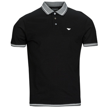 Clothing Men short-sleeved polo shirts Emporio Armani 3R1FC0 Black