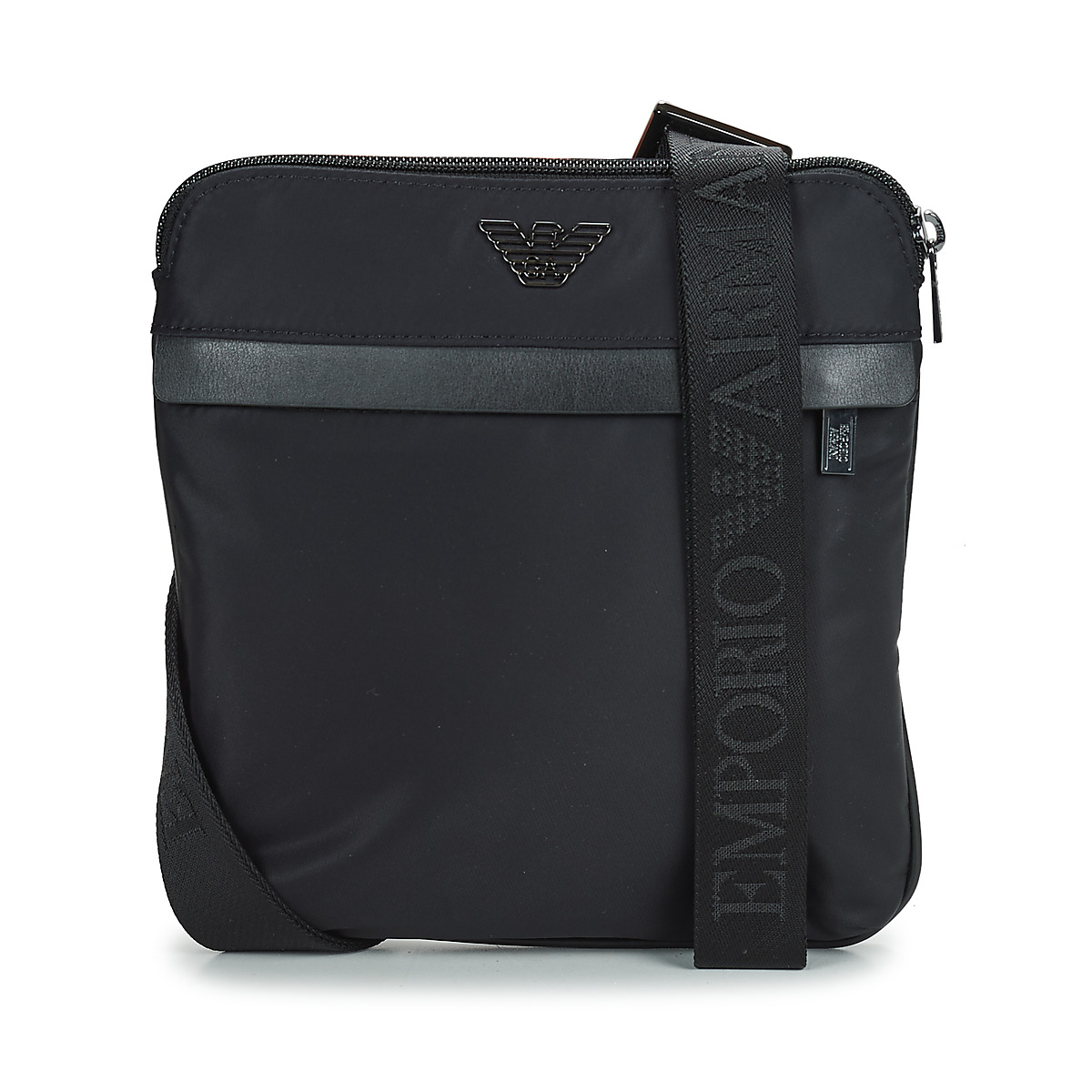 Valentino Bags Kylo Large Logo Flight Bag - Black for Men