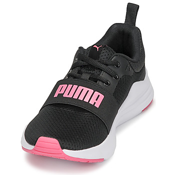 Puma JR PUMA WIRED RUN Black / White / Pink